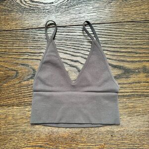 Gray Free People “Intimately” Tank Top